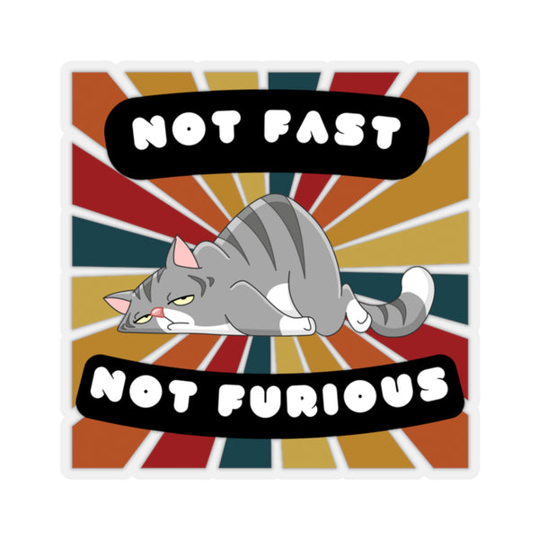 Not Fast Not Furious Sticker