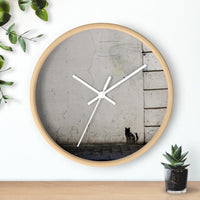 Cat Shadow - Wall clock