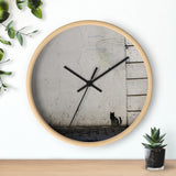 Cat Shadow - Wall clock