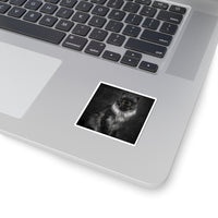 Black silver Maine Coon - Sticker