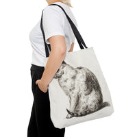 Sitting cat (1819) by Jean Bernard - Tote Bag