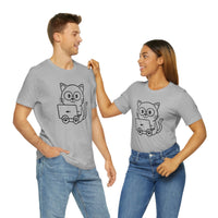 Nerd Cat - Unisex T-Shirt