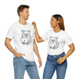 Nerd Cat - Unisex T-Shirt