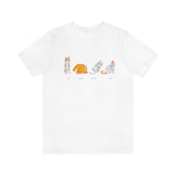 Un Deux Trois Cat - Unisex T-Shirt