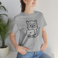 Nerd Cat - Unisex T-Shirt