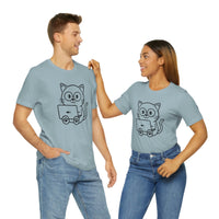 Nerd Cat - Unisex T-Shirt