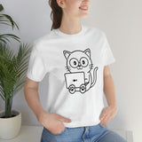 Nerd Cat - Unisex T-Shirt