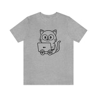 Nerd Cat - Unisex T-Shirt