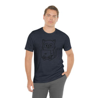 Nerd Cat - Unisex T-Shirt